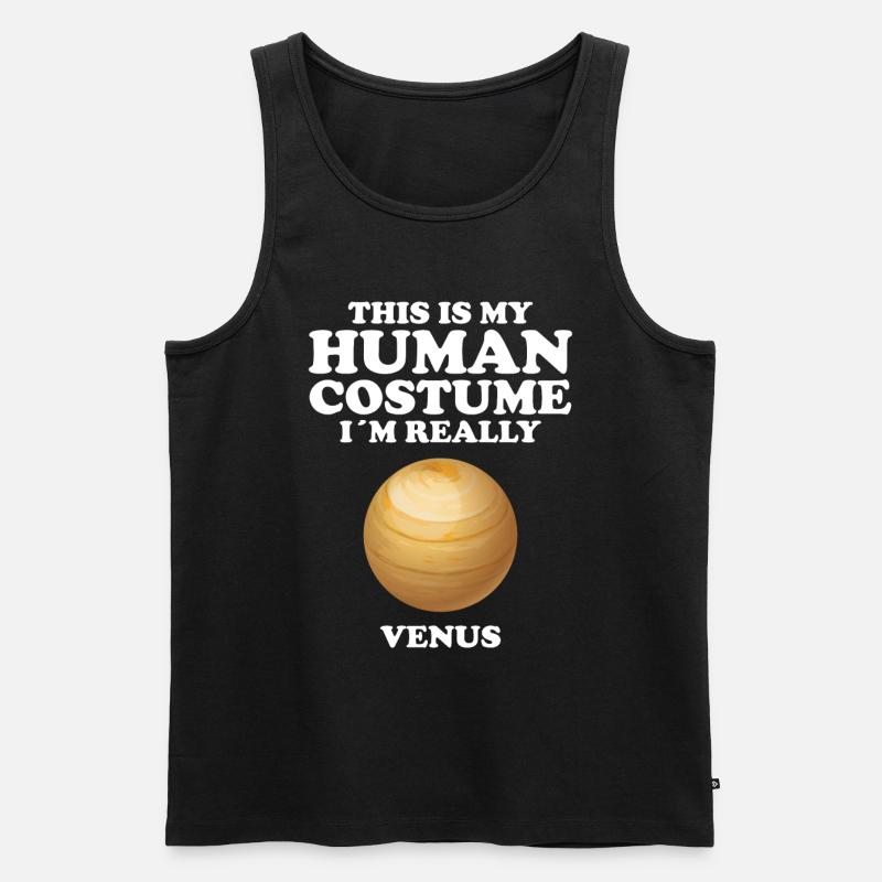 Venus - Männer Premium Bio Tank Top - Schwarz