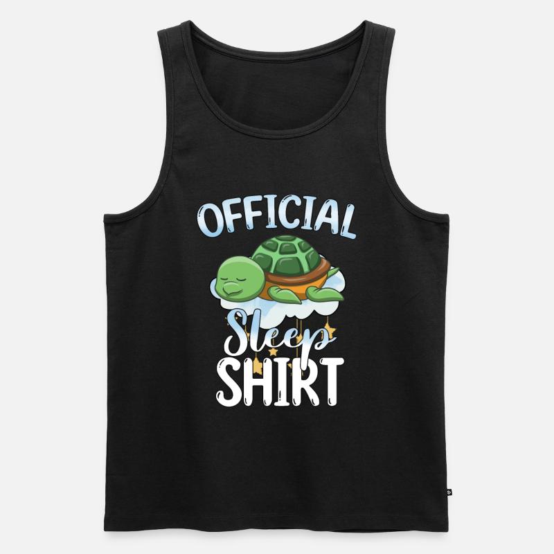 Schlafen Süß Geschenk - Männer Premium Bio Tank Top - Schwarz