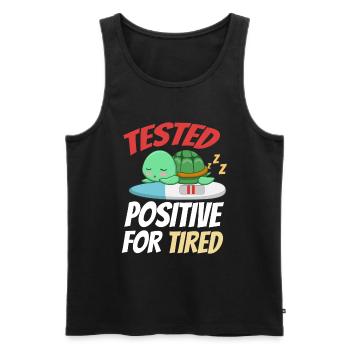 Sleeping Sweet Gift - Men's Premium Organic Tank Top - black - Front - AI Model Male 178 light (178cm)