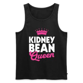 Kidney Beans - Men's Premium Organic Tank Top - black - Front - Michal (187cm)