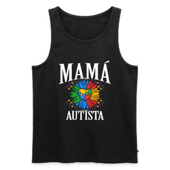 Autism Autism Gift - Men's Premium Organic Tank Top - black - Front - Michal (187cm)