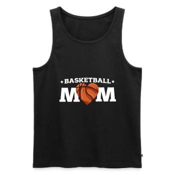 Basketball - Männer Premium Bio Tank Top - Schwarz - Vorne - Michal (187cm)