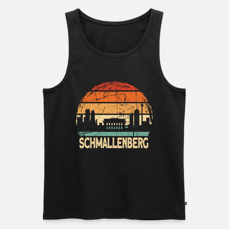 Schmallenberg - Männer Premium Bio Tank Top - Schwarz
