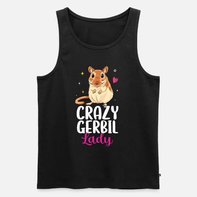 Rennmaus - Männer Premium Bio Tank Top - Schwarz