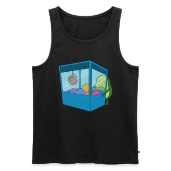 Avocado Slot Machine - Men's Premium Organic Tank Top - black - Front - Michal (187cm)