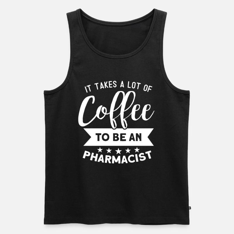 Apotheker - Männer Premium Bio Tank Top - Schwarz