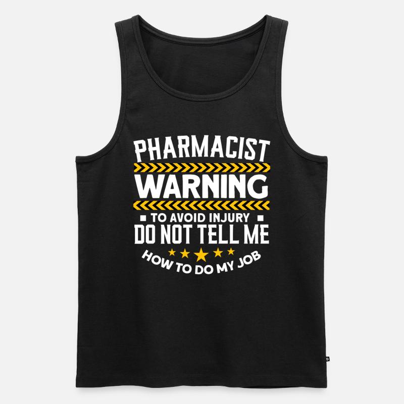 Apotheker - Männer Premium Bio Tank Top - Schwarz
