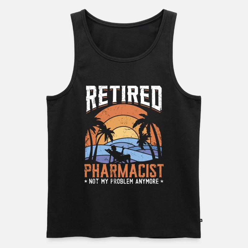 Apotheker - Männer Premium Bio Tank Top - Schwarz