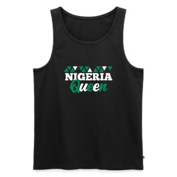 Nigeria - Männer Premium Bio Tank Top - Schwarz - Vorne - Michal (187cm)