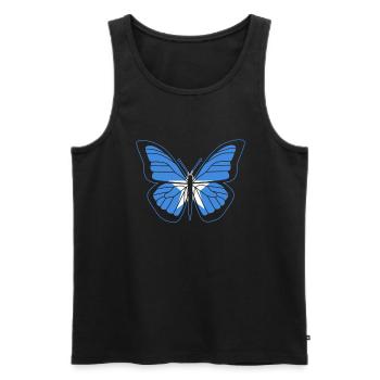 Somalia - Men's Premium Organic Tank Top - black - Front - AI Model Male 178 light (178cm)