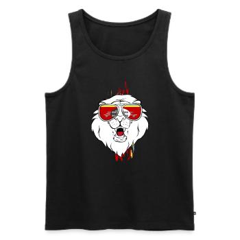 Swaziland - Débardeur bio Premium Homme - noir - Devant - Michal (187cm)