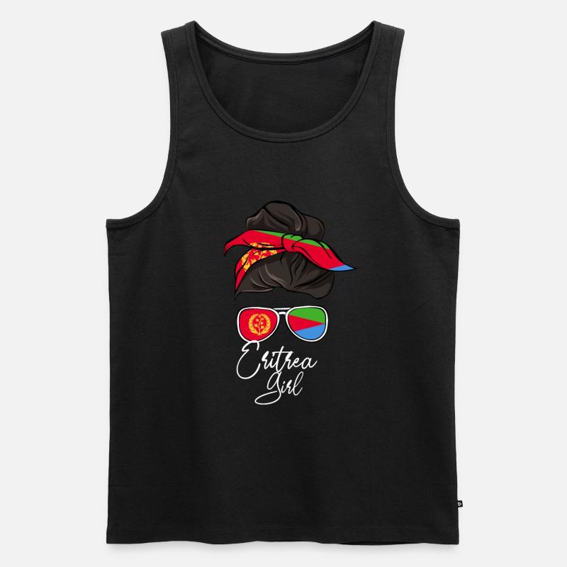 Eritrea - Männer Premium Bio Tank Top - Schwarz