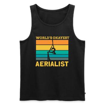 Acrobatic Gymnastic Sport Geschenk - Männer Premium Bio Tank Top - Schwarz - Vorne - AI Model Male 178 light (178cm)