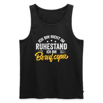 Sugar Glider Flughörnchen - Männer Premium Bio Tank Top - Schwarz - Vorne - Michal (187cm)