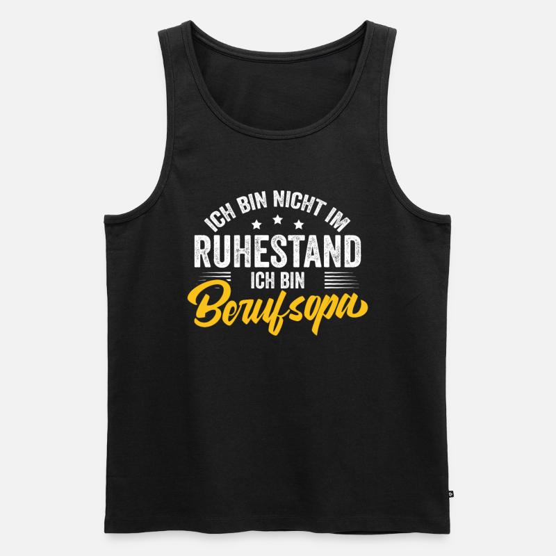 Sugar Glider Flughörnchen - Männer Premium Bio Tank Top - Schwarz