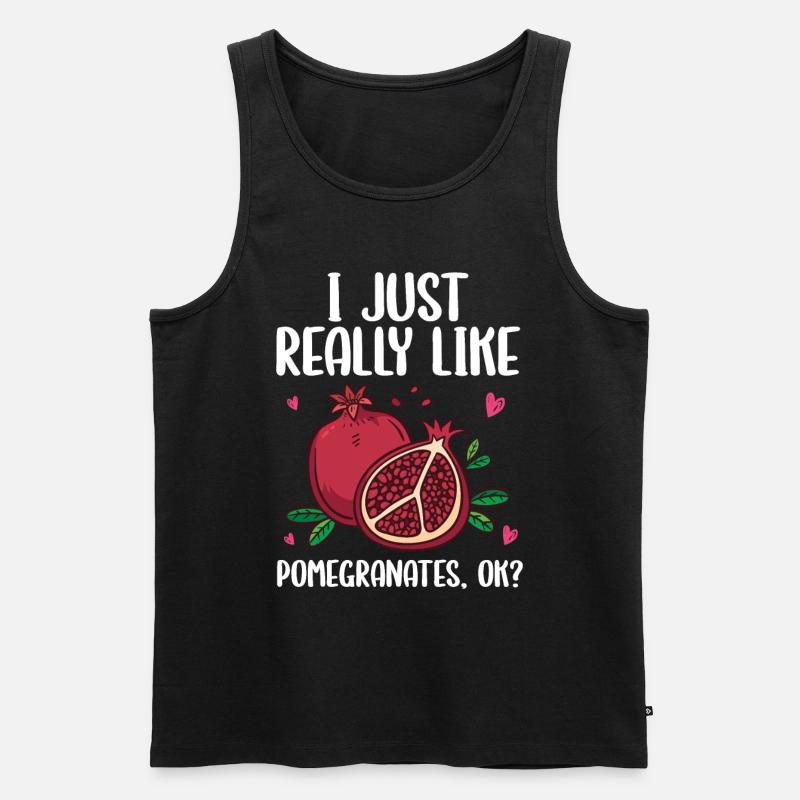 Steak - Männer Premium Bio Tank Top - Schwarz