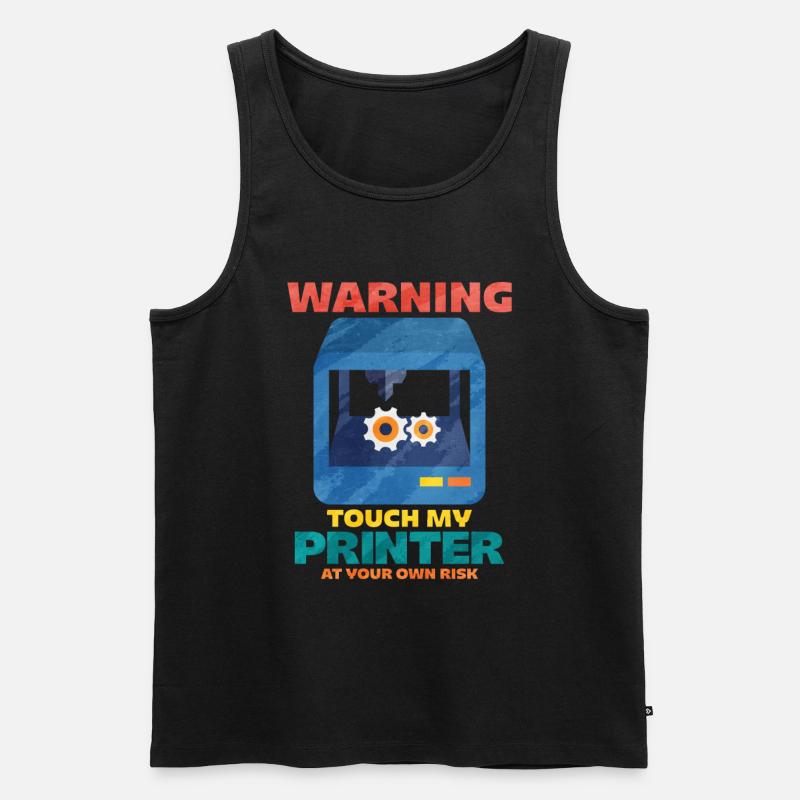 3d printing - Männer Premium Bio Tank Top - Schwarz