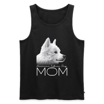 American Eskimo Dog Mama - Männer Premium Bio Tank Top - Schwarz - Vorne - Michal (187cm)