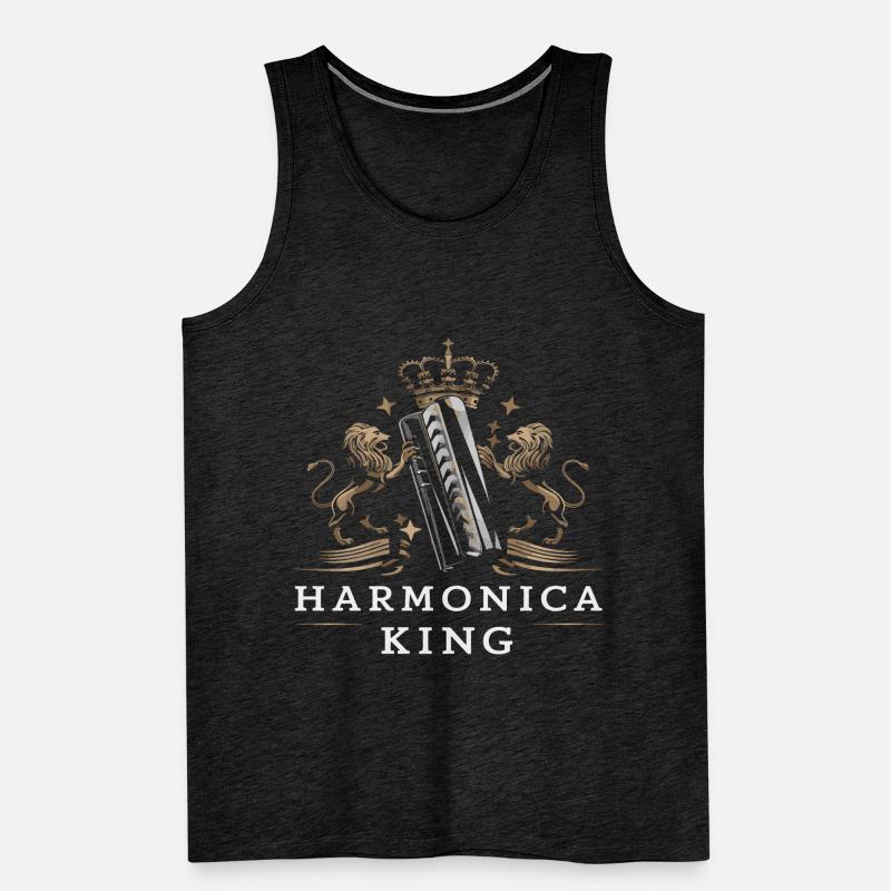 Cadeau de jeu d’harmonica Débardeur bio Premium Homme