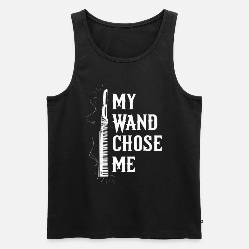 Keytar Keyboard Geschenk - Männer Premium Bio Tank Top - Schwarz