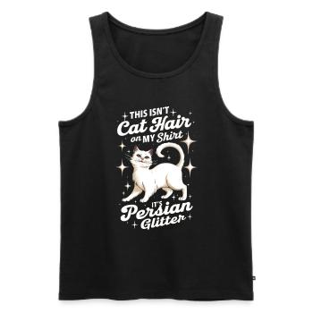 Katze Perser Geschenk - Männer Premium Bio Tank Top - Schwarz - Vorne - Michal (187cm)