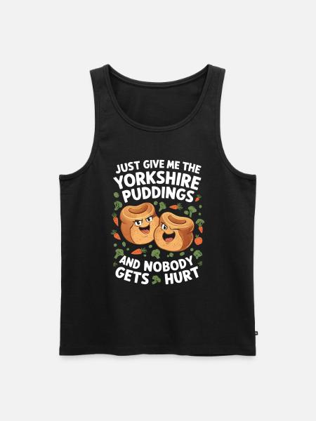 Yorkshire Pudding Geschenk - Männer Premium Bio Tank Top - Schwarz