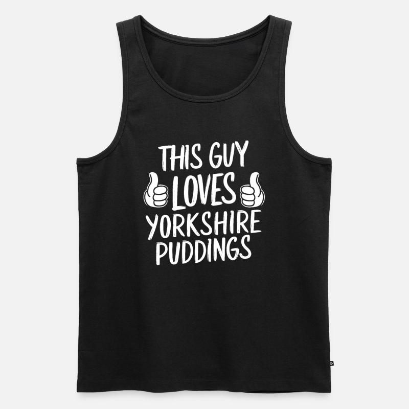 Yorkshire Pudding Geschenk - Männer Premium Bio Tank Top - Schwarz