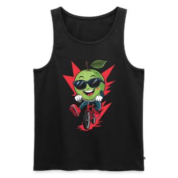Guave Radfahren Auf Dem Fahrrad Geschenk - Männer Premium Bio Tank Top - Schwarz - Vorne - AI Model Male 178 light (178cm)