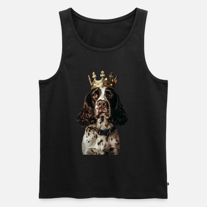 Englischer Springer Spaniel - Männer Premium Bio Tank Top - Schwarz