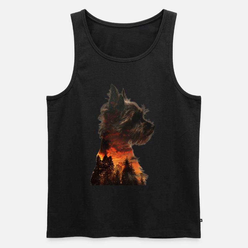Yorkshire Terrier - Männer Premium Bio Tank Top - Schwarz