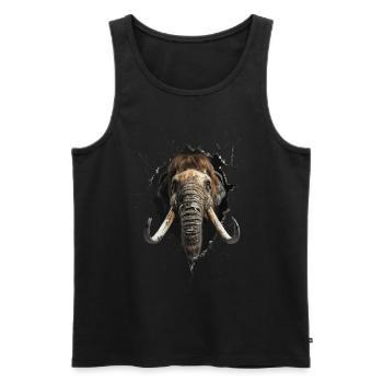 Mammut - Männer Premium Bio Tank Top - Schwarz - Vorne - AI Model Male 178 light (178cm)