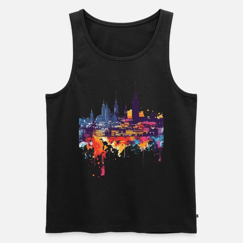 Graudenz - Männer Premium Bio Tank Top - Schwarz