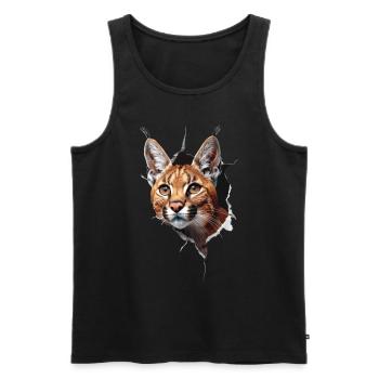 Karakal - Männer Premium Bio Tank Top - Schwarz - Vorne - Michal (187cm)