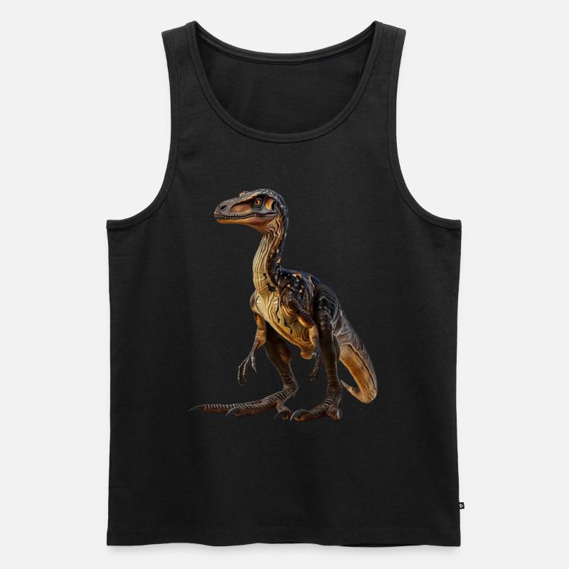 Utahraptor - Männer Premium Bio Tank Top - Schwarz