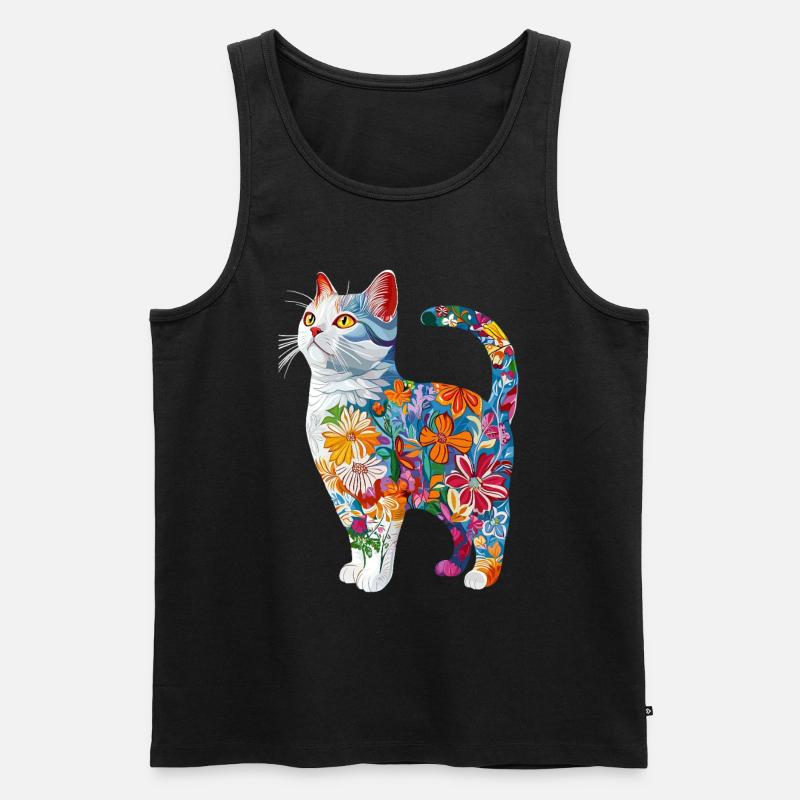 Britisch Kurzhaar - Männer Premium Bio Tank Top - Schwarz