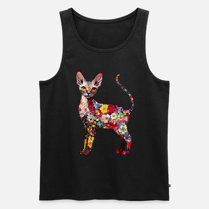Cornish Rex - Männer Premium Bio Tank Top - Schwarz