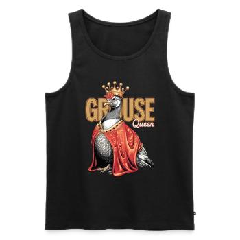 Auerhahn - Männer Premium Bio Tank Top - Schwarz - Vorne - Michal (187cm)