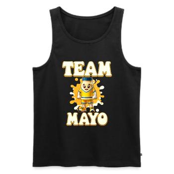 Mayonnaise - Männer Premium Bio Tank Top - Schwarz - Vorne - Michal (187cm)