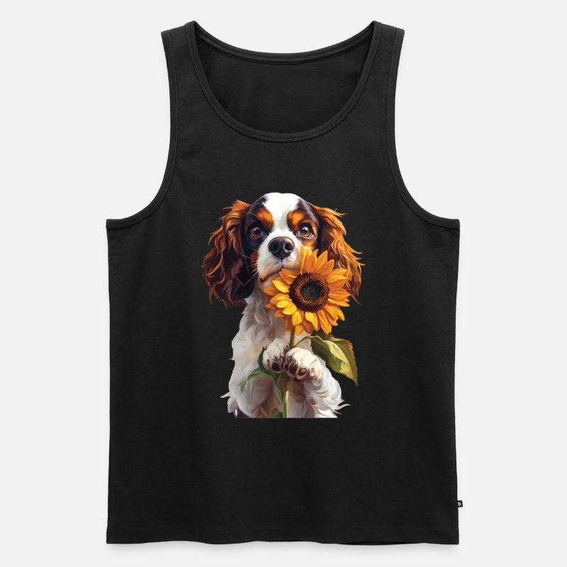 Cavalier King Charles - Männer Premium Bio Tank Top - Schwarz