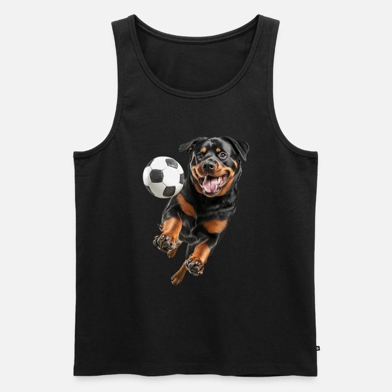 Rottweiler - Männer Premium Bio Tank Top - Schwarz