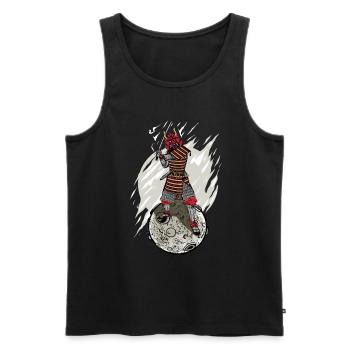 Samurai Kämpfer Geschenk Kinder Samurai Krieger - Männer Premium Bio Tank Top - Schwarz - Vorne - AI Model Male 178 light (178cm)