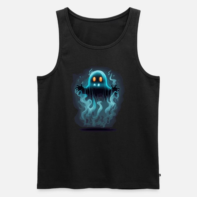Glühender Geist - Männer Premium Bio Tank Top - Schwarz