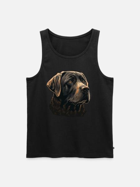 Great Labrador Retriever - Men's Premium Organic Tank Top - black