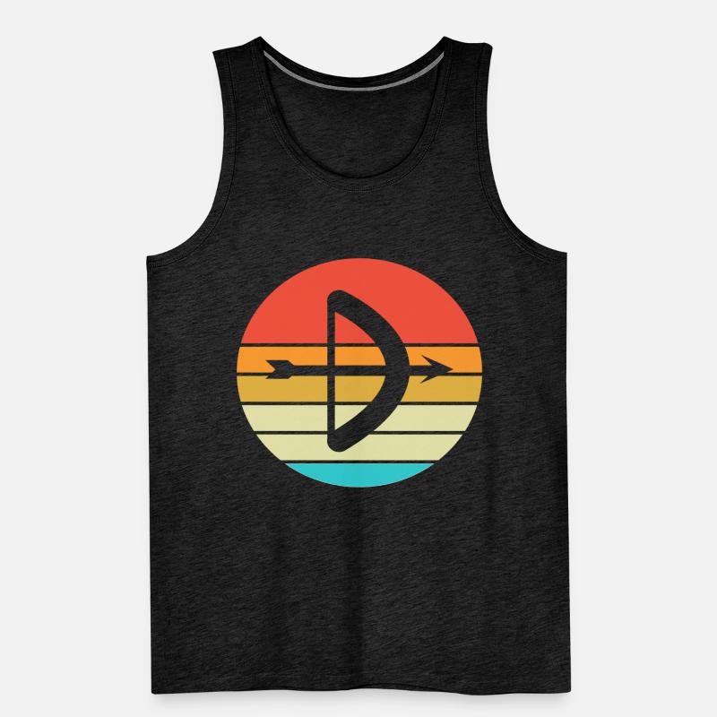 Bogen Schießen Geschenk Spruch Bogenschießen Männer Premium Bio Tank Top