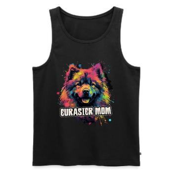 Eurasier Dog Gift Saying - Débardeur bio Premium Homme - noir - Devant - Michal (187cm)