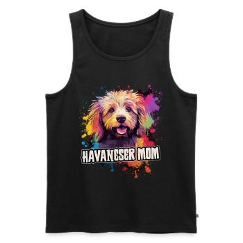 Havaneser Hund Geschenk Spruch - Männer Premium Bio Tank Top - Schwarz - Vorne - Michal (187cm)