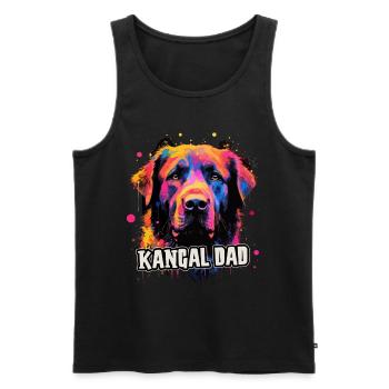 Kangal Dog Cadeau Dire - Débardeur bio Premium Homme - noir - Devant - Michal (187cm)