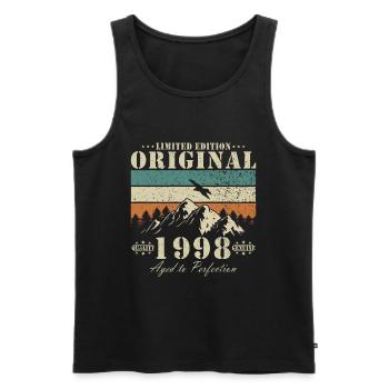 1998 Original - Made in 1998 - Limited Edition - Men's Premium Organic Tank Top - black - Front - Michal (187cm)