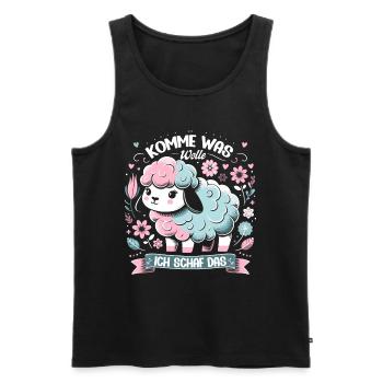 Motivation Geschenk Prüfung Schule Abitur Sprüche - Männer Premium Bio Tank Top - Schwarz - Vorne - Michal (187cm)