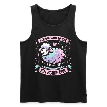 Motivation Geschenk Prüfung Schule Abitur Sprüche - Männer Premium Bio Tank Top - Schwarz - Vorne - Michal (187cm)